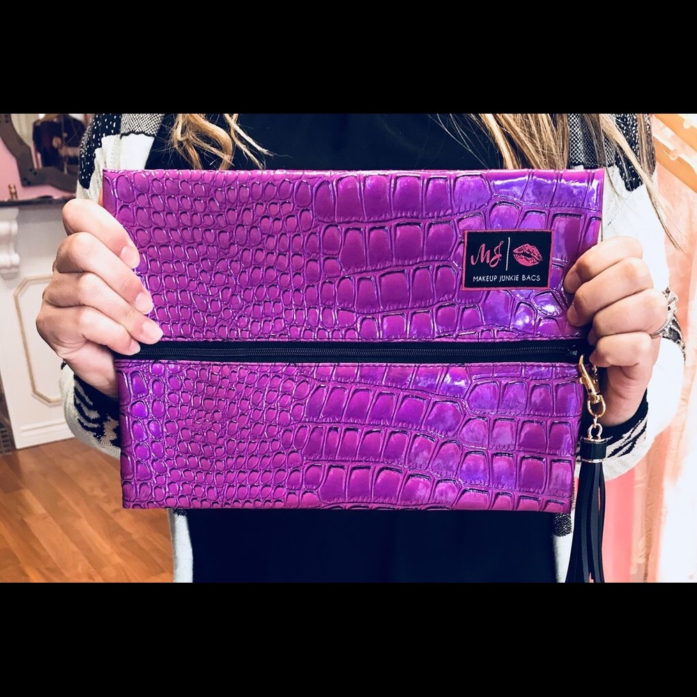 Makeup Junkie Bag Purple Kinda Pink